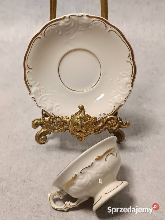 KPM Krister Friederike Filiżanka Duet Śląsk Porcelana i szkło zachodniopomorskie Dobrzany