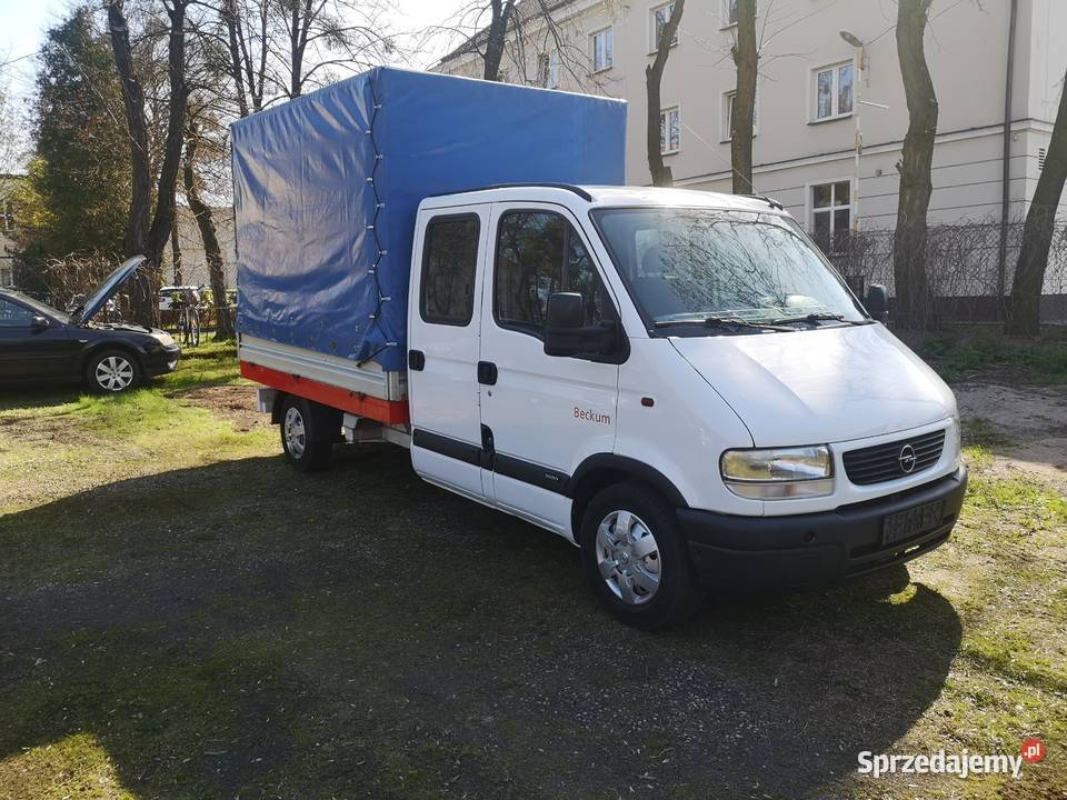Opel Movano 22 Diesel 6 osobowy Brygadówka 2188cm3 Brodnica