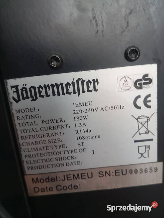 Chłodziarka do alkoholu Jagermeistr