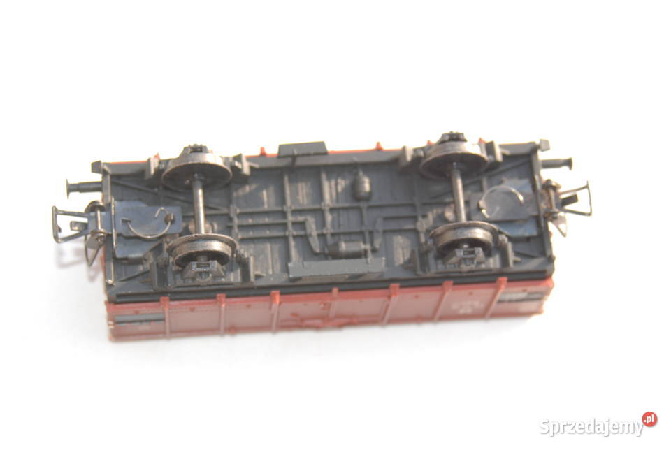 Stara zabawka otwarty wagon towarowy węglarka Malarstwo