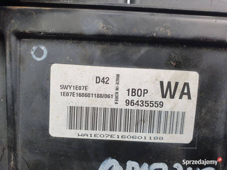 KOMPUTER CHEVROLET KALOS 96435559 Lipno