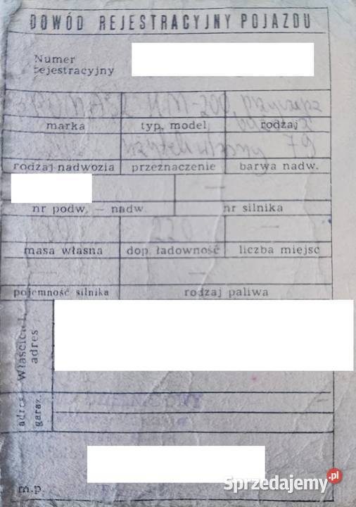 Przyczepka lekka pozostałość sam spomasz błysk Brodnica