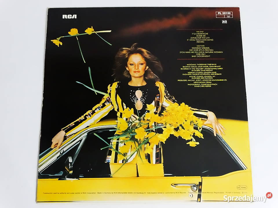 Bonnie Tyler Natural Force 1978 LP winyl RCA Biłgoraj
