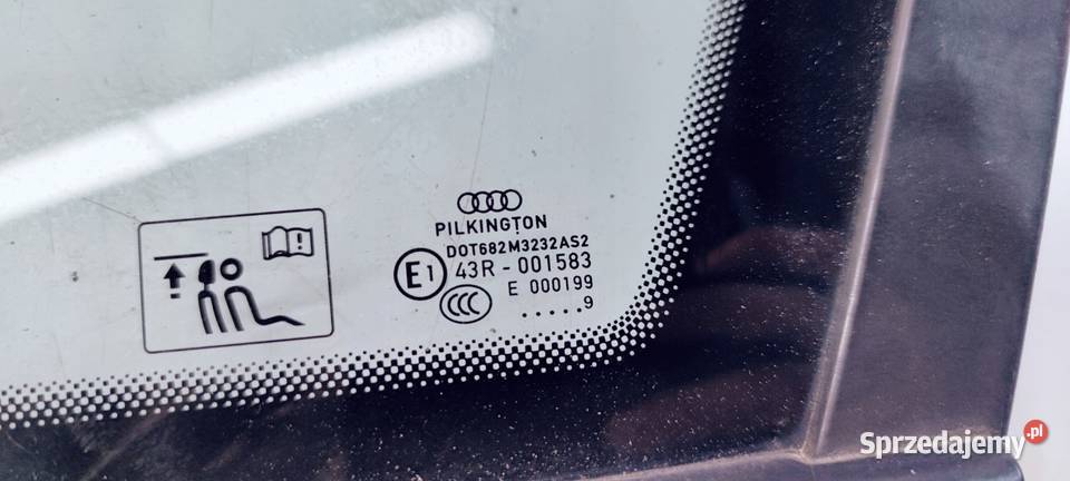 SZYBA KAROSERYJNA AUDI A3 8P SPORTBACK P T 2009R osobowe Karoseryjne