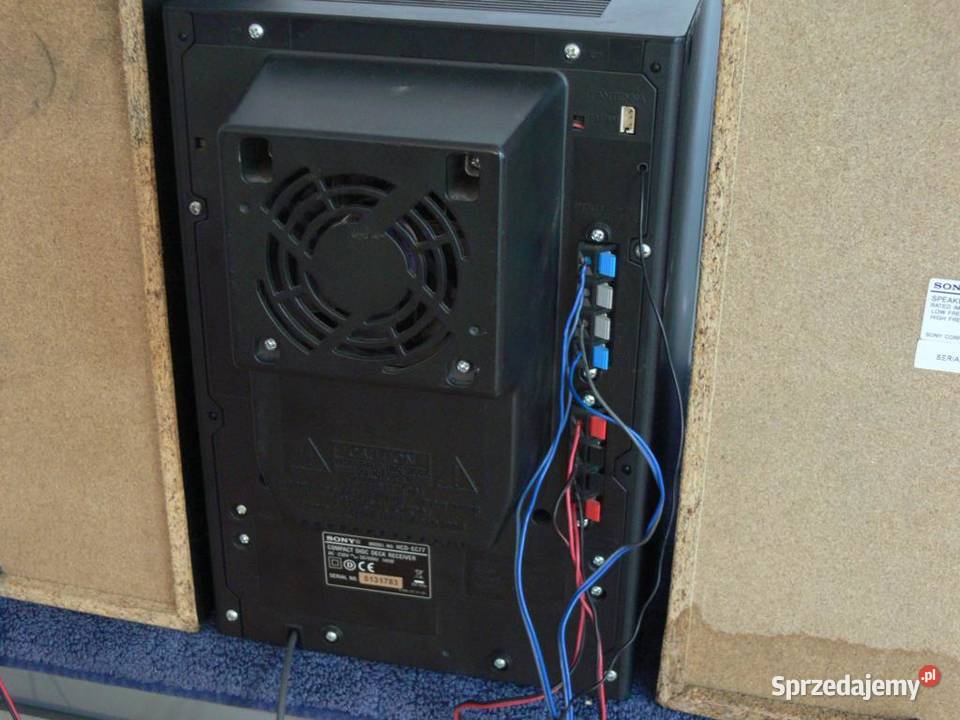 Wieża stereo Sony HCDEC77 kolumny 2 x 130 wat Jasło
