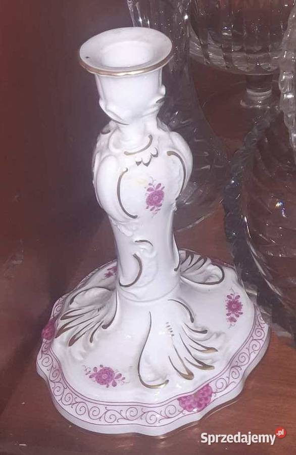 Piękny Porcelanowy Komplet w Stylu Miśnieńskim Kraków