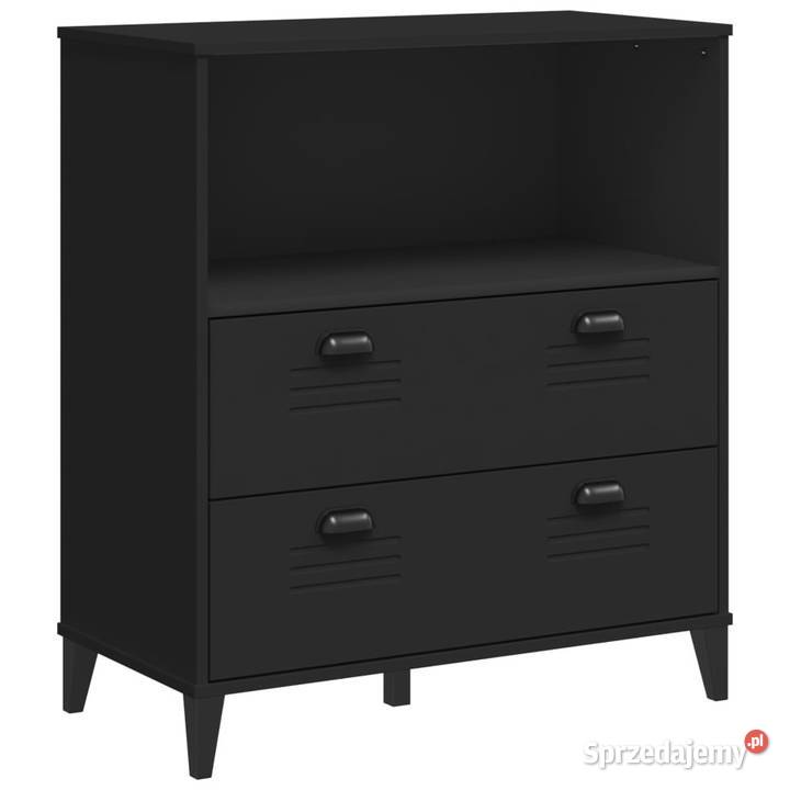 Szafka VIKEN czarna 80x40x90 materiał Warszawa