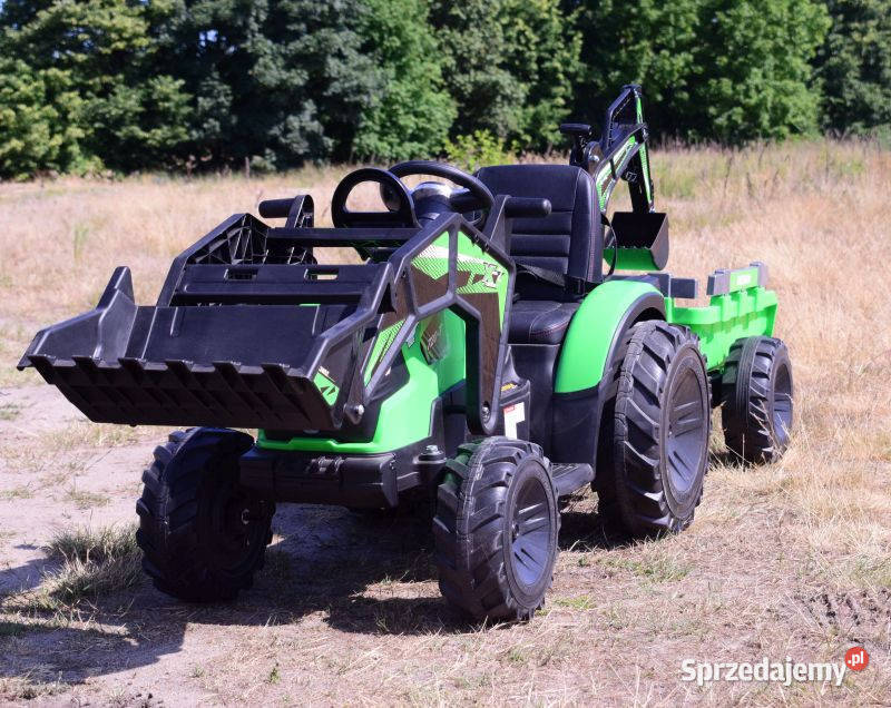 MEGA TRAKTOR z ładowarką koparką przyczepą 24 V śląskie Myszków sprzedam