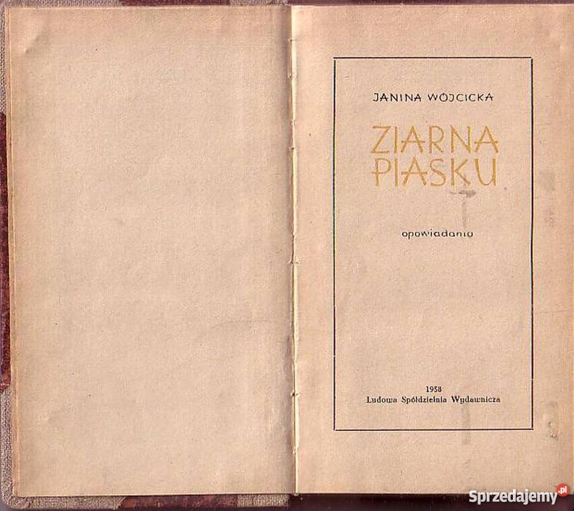 0325 ZIARNA PIASKU JANINA WÓJCICKA Czyrna