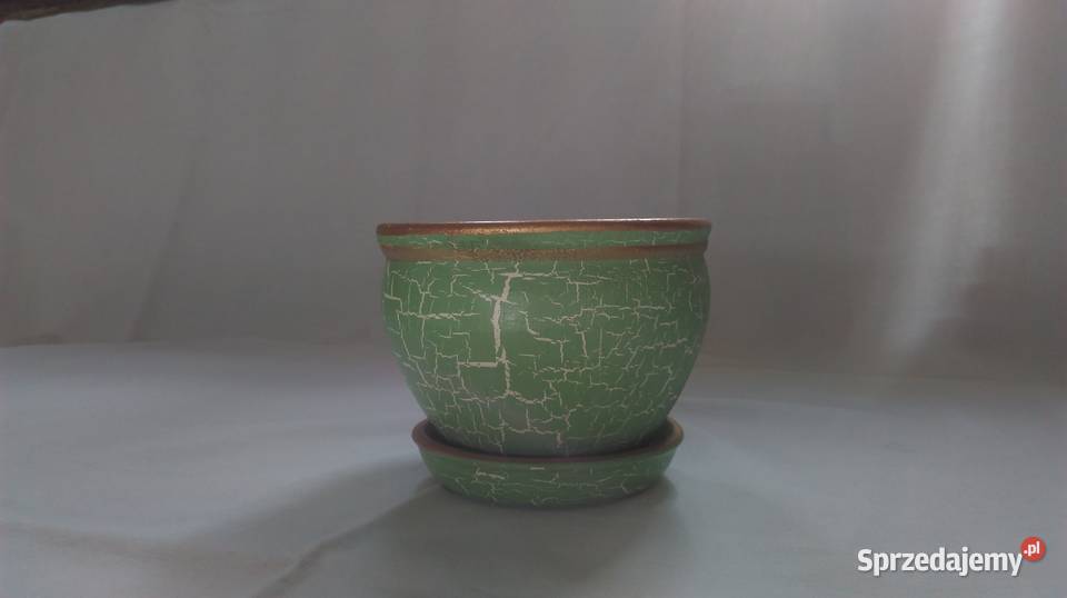 DONICZKA ceramika PODSTAWKA malowana Połysk Białystok