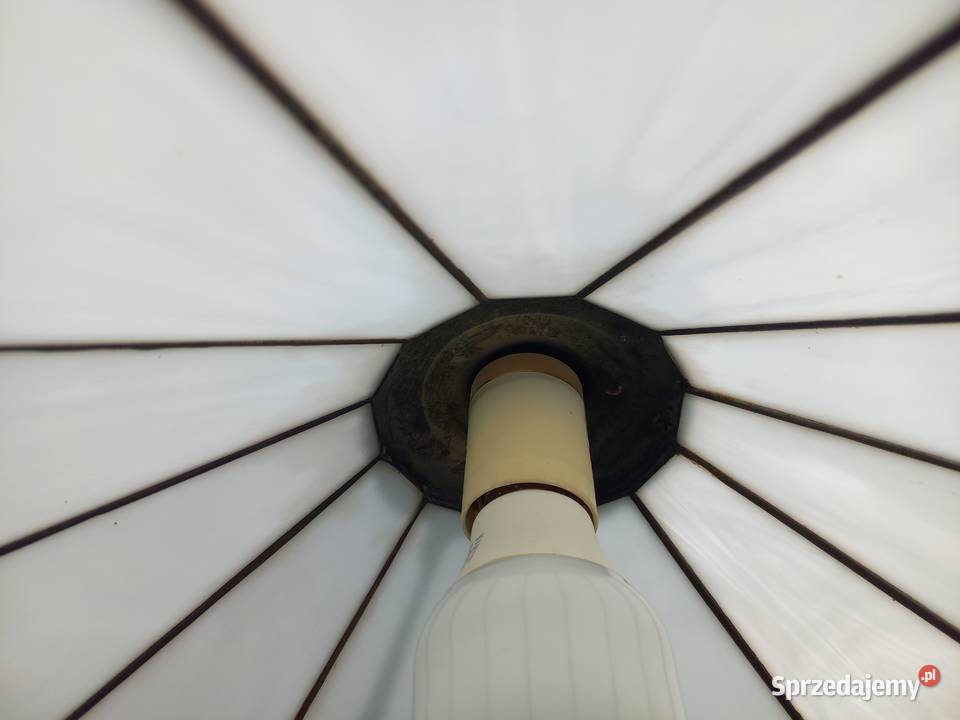 Żyrandol witrażowy duży Lampa wisząca 575 Gawroniec