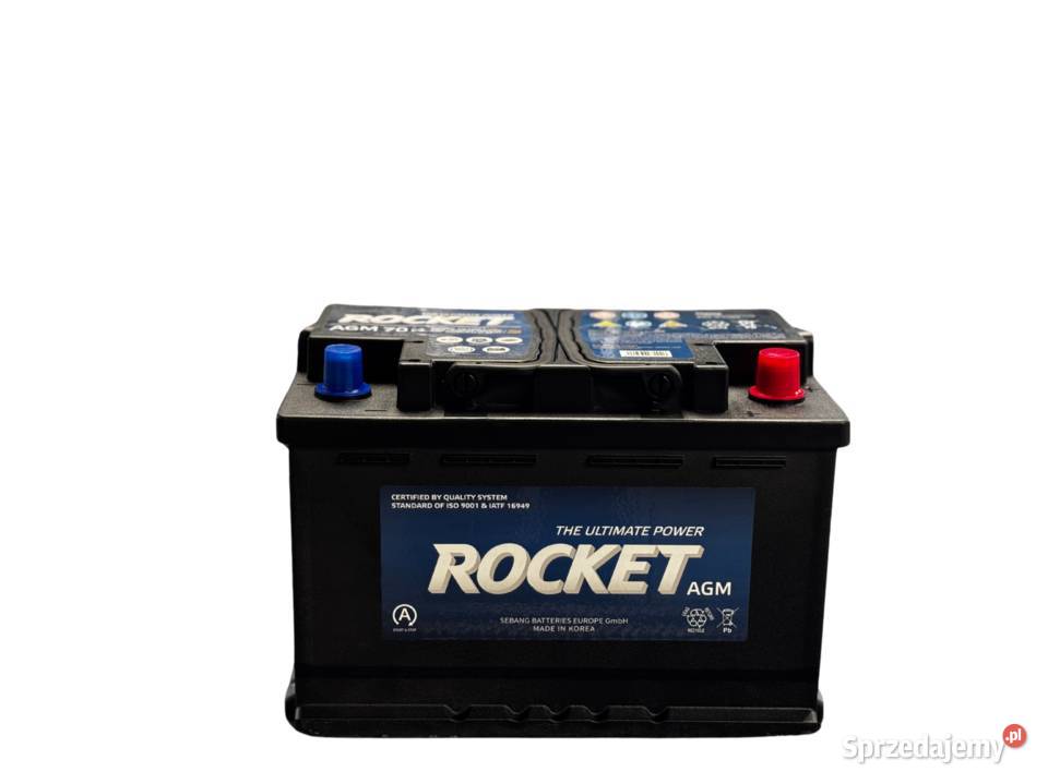 Akumulator ROCKET AGM 12V 70Ah 760A P sprzedam