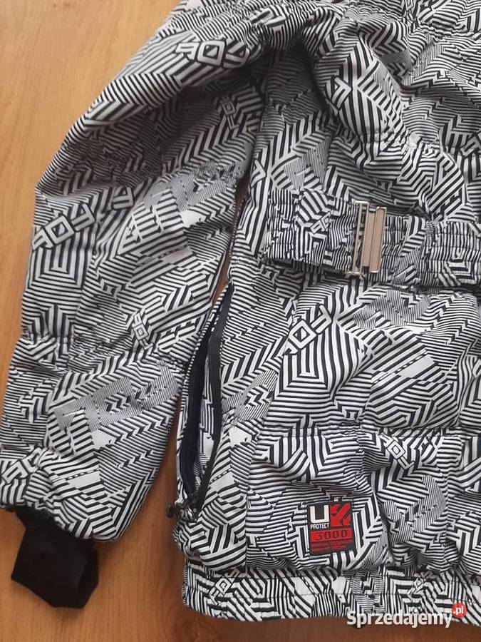 Kurtka narciarska dziewczynki Fob r58 czarny