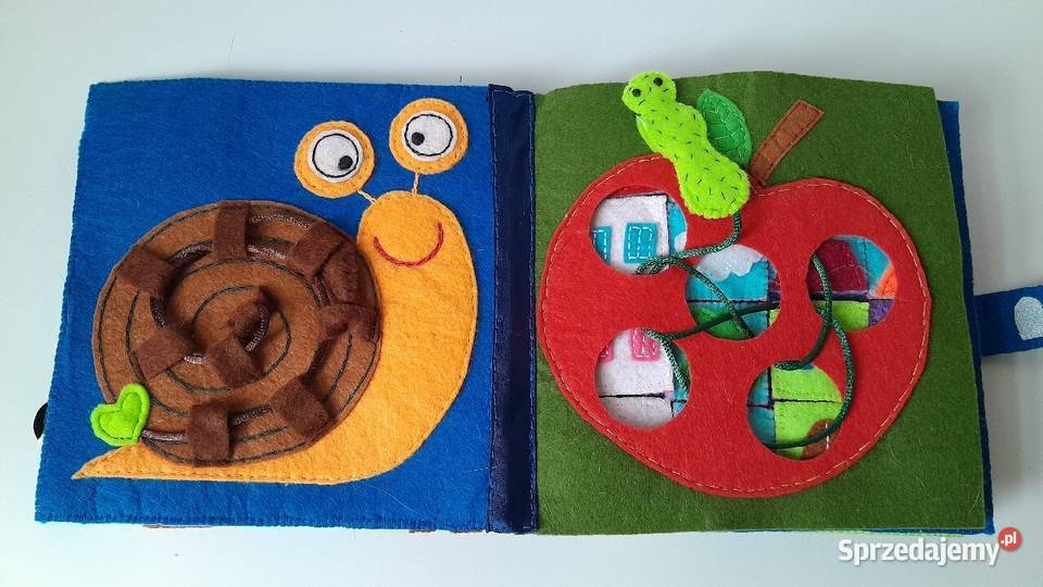 Książka sensoryczna quiet book handmade Kraków
