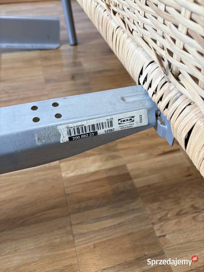 Łózko 140 I IKEA Sundnes Rattan Słupsk