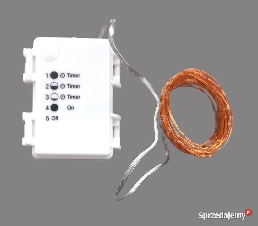 Lampki choinkowe świetlne LED cienki drucik z 50 Chrzanów sprzedam