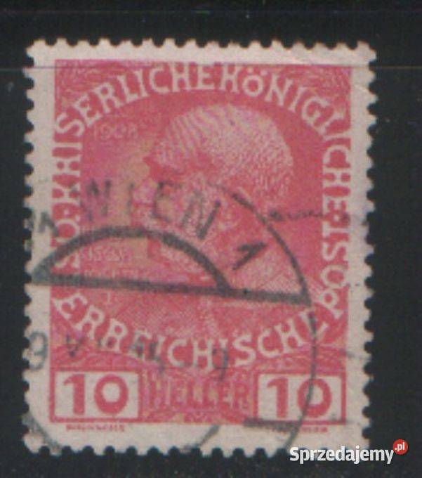 Zn Austria Mi 144 kas 1908 Wiedeń 1 Gliwice