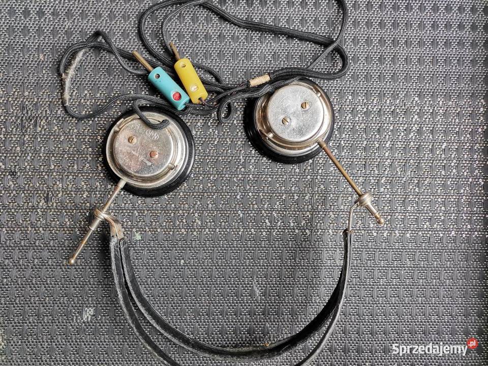 Stare słuchawki do Detefon Radio kryształkowe z Kraków