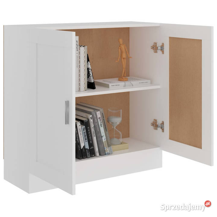 Regał na książki biel 825x305x80 materiał Warszawa
