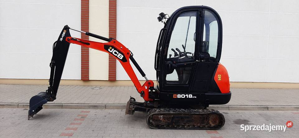 JCB 8018 CTS 2013r 1900mth GWARANCJA LEASING wielkopolskie Gniezno