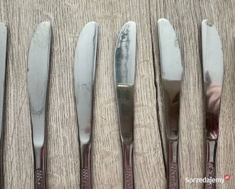 Zestaw sztućców z lat PRLu