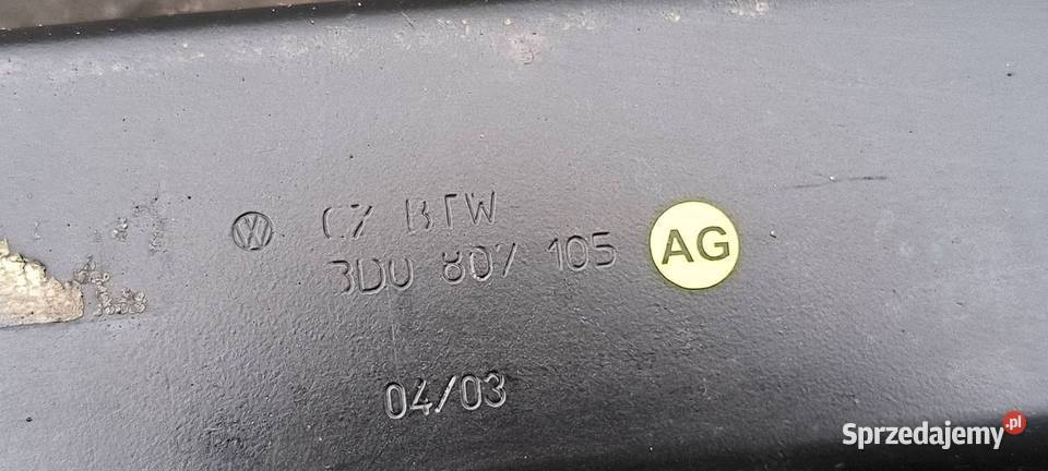 BELKA ZDERZAKA PRZÓD VOLKSWAGEN PHAETON Lipno