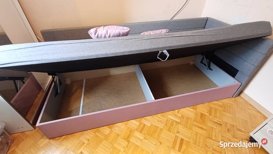 Łóżko Tapczan jednoosobowy z pojemnikiem Siedlce sprzedam