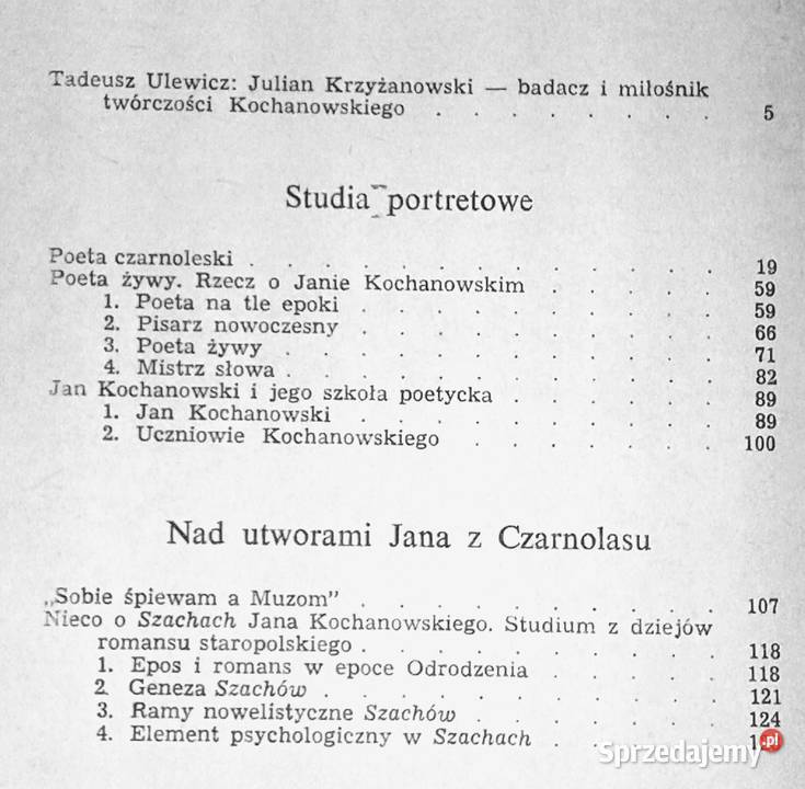 Poeta czarnoleski Studia literackie Julian Chełm