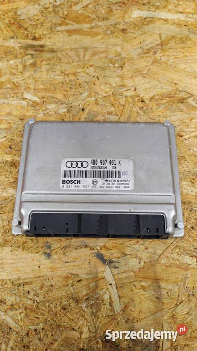 KOMPUTER STEROWNIK SILNIKA AUDI A6 C5 4B0907401K osobowe Gliwice