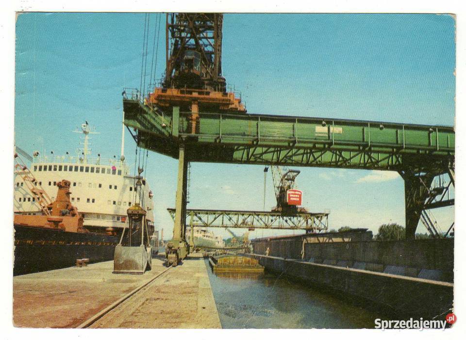 ŚWINOUJŚCIE W PORCIE POCZTÓWKA Pocztówki i karty telefoniczne Krynki