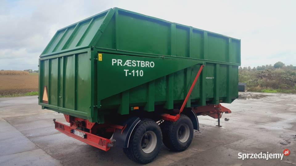 Przyczepa skorupowa Agromet Warfama 13t nieuszkodzony Sieradz
