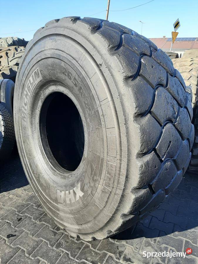 Opona używana przemysłowa 265R25 MICHELIN XHA2 podlaskie Zaścianki