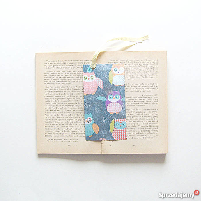 Sowy zakładka do książki sówki zakładka zakładka Pozostałe