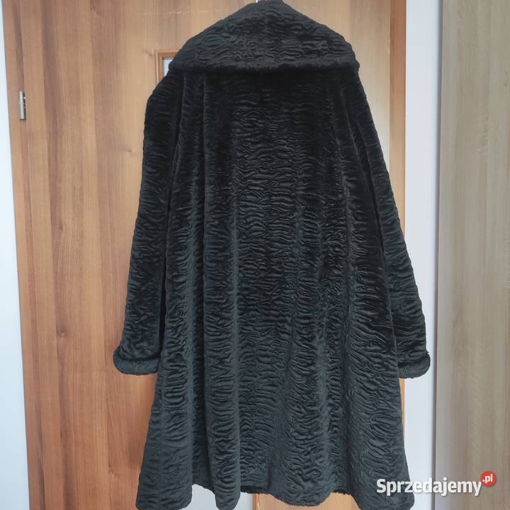 futro czarne sztuczne Zimowa  Częstochowa