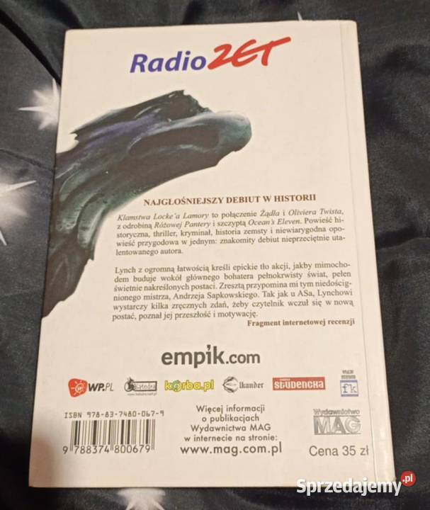 Kłamstwa Lockea Lamory Scott Lynch Poznań