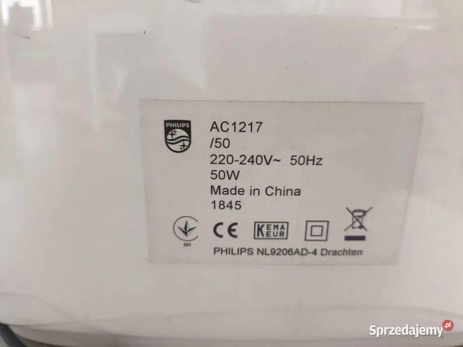 Oczyszczacz powietrza PHILIPS AC121750 Kłodzko sprzedam
