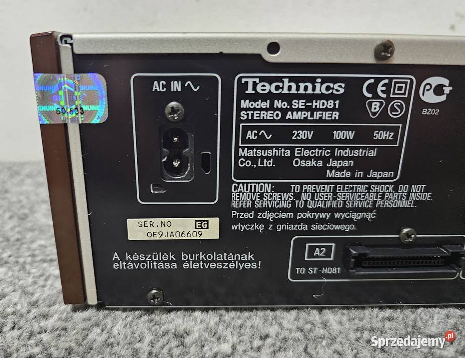 Wzmacniacz stereo Technics SEHD81 wysyłka Kraków