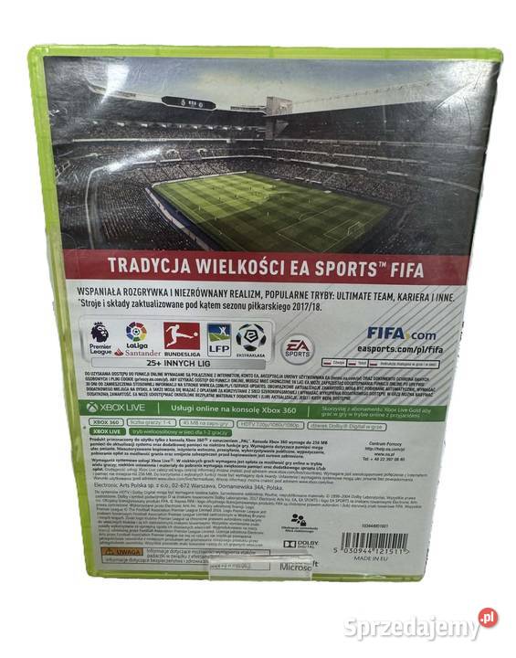 Gra FIFA 18 Xbox 360 Elbląg
