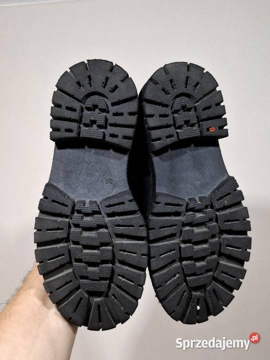 Czarne mokasyny 35 półbuty Nelli Blu 22cm Półbuty