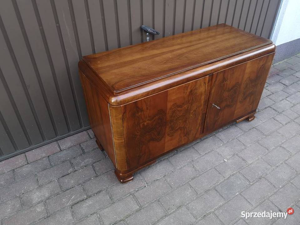 Komoda Niska ARTDECO Orzech RTV 110 Stara Antyk Swarzędz sprzedam