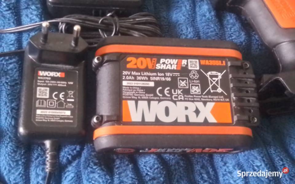 Worx WX3713 z udarem Wiertarki i wkrętarki podlaskie