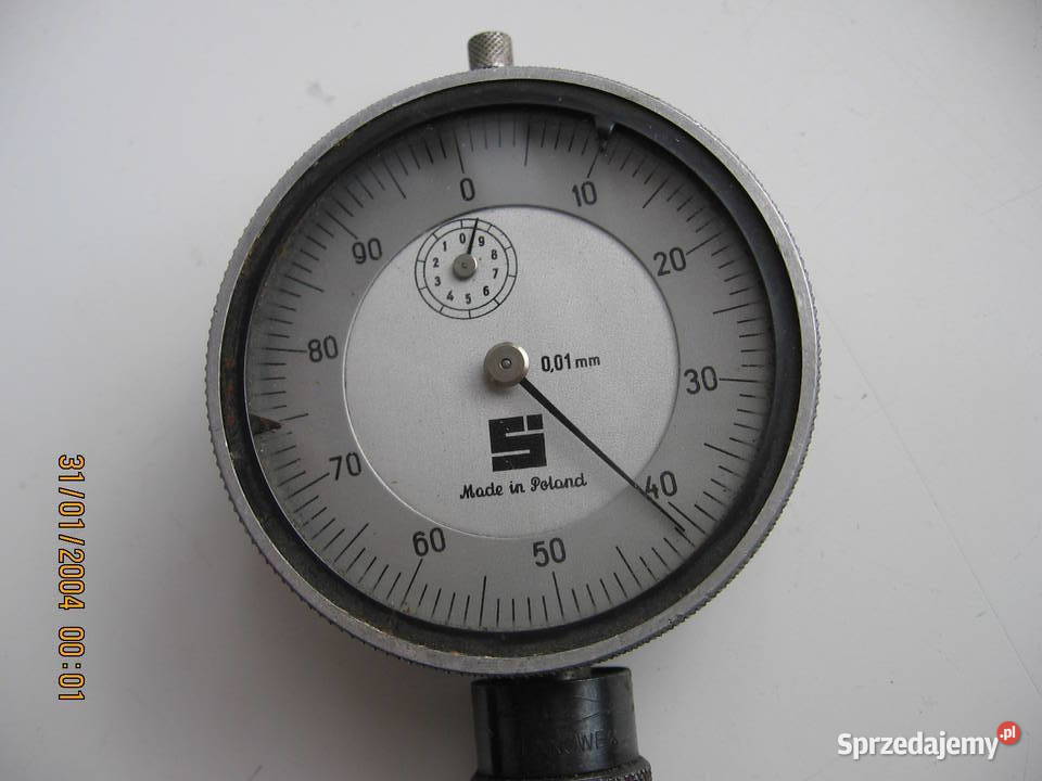 Stary czujnik zegarowy warsztat garaż PRL Przemyśl sprzedam