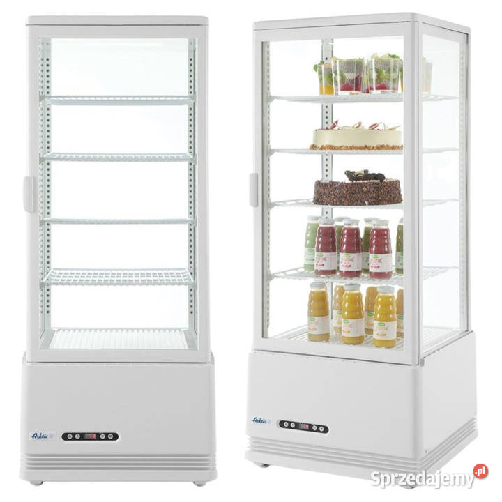 Witryna Chłodnicza Biała 98l na Napoje i Ciastka małopolskie Kraków
