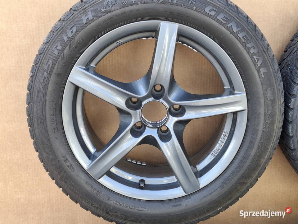 KOŁA ALUFELGI ALUTEC 16 5X112 7J ET38 OPONY ZIMA
