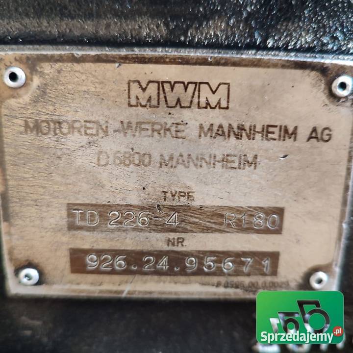 Silnik MWM TD 2264 R180 Renault 10354 Wilkowo