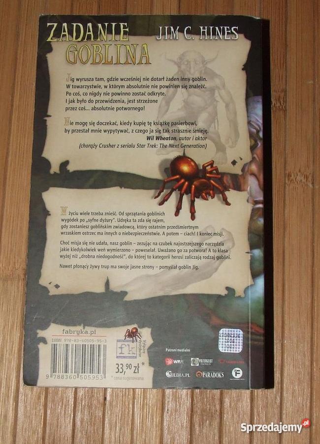 Zadanie Goblina Jim C Hines fantastyka Toruń