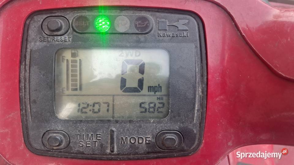 Kawasaki prairie 650 4x4 czerwony śląskie Chorzów