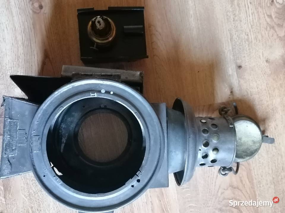 Lampa kolejowa semaforowa PKP z łat 40 tych małopolskie