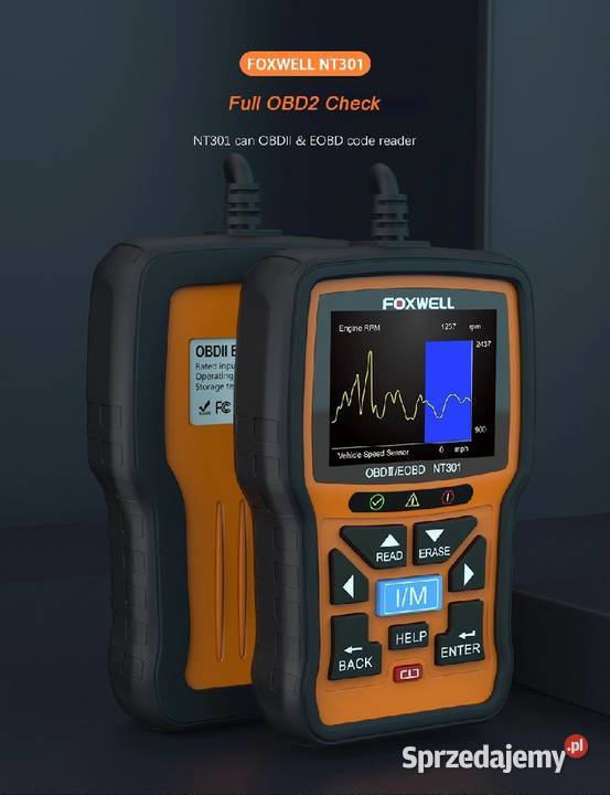 Tester diagnostyczny NT301 FOXWELL Warszawa sprzedam