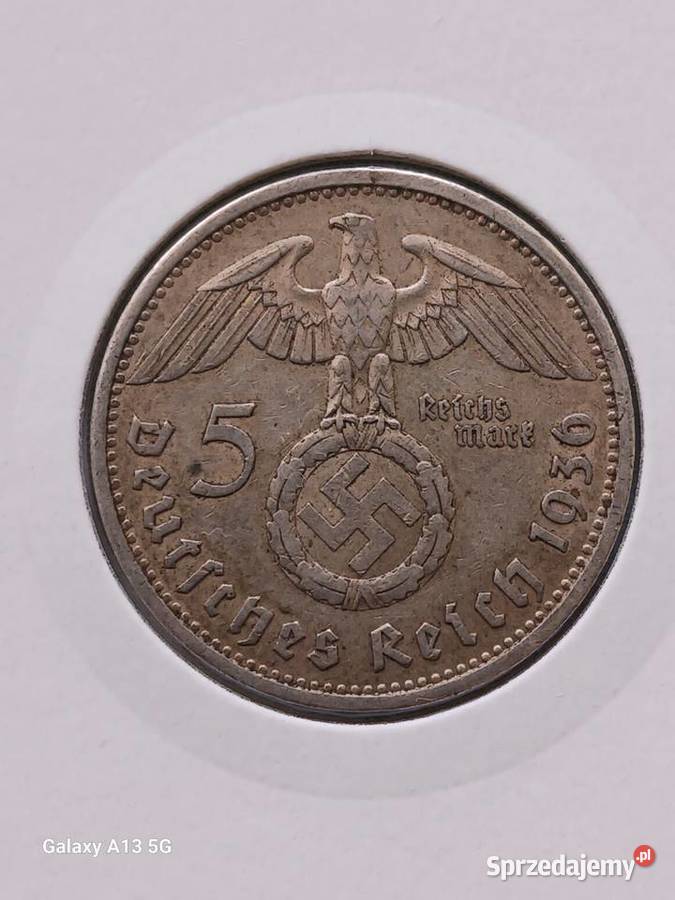 5 Marek Niemcy 1936 rPaul von Hindenburg men A 2 wielkopolskie Konin
